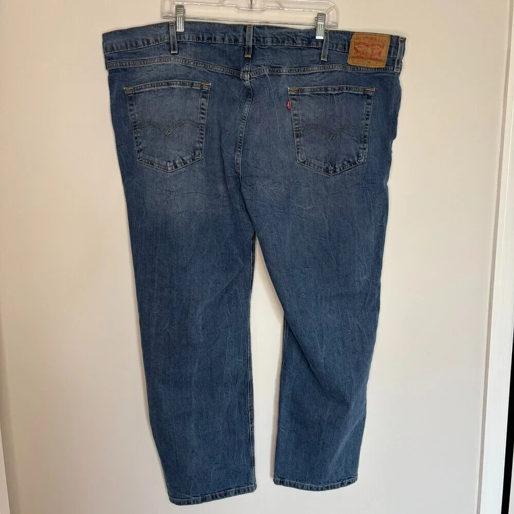 LEVI'S 541 50X30 Athletic Taper Jeans Mens Denim 5 Pocket Stretch Big & Tall